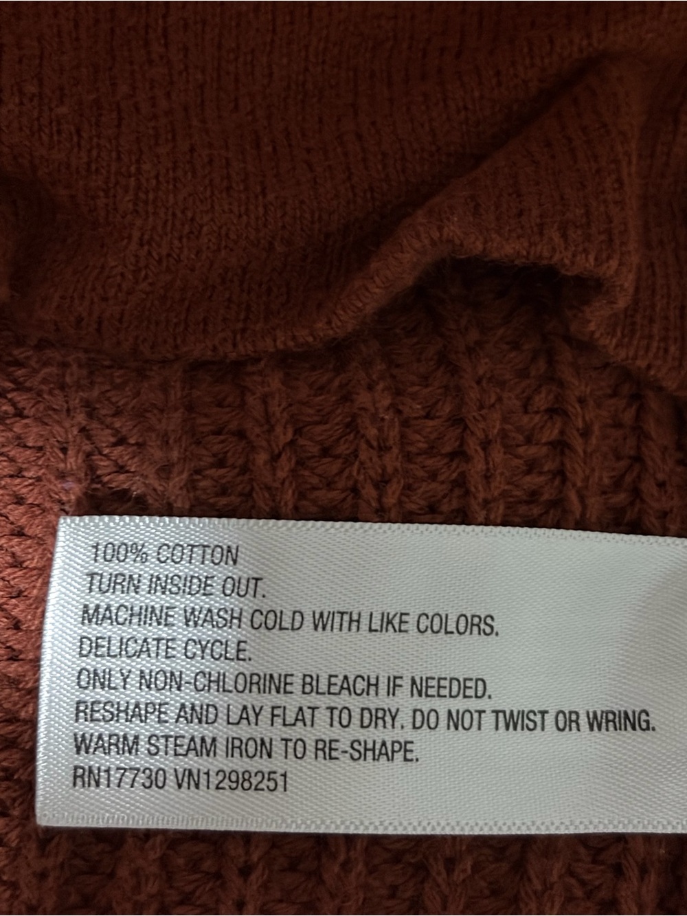 Universal Thread Rust Brown Knit Kimono Cardigan - Picture 6 of 6